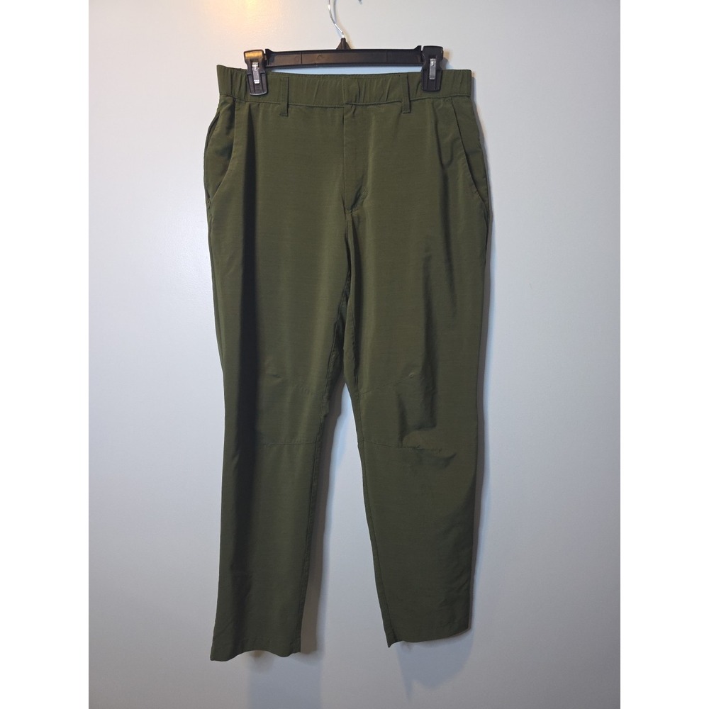 FABLETICS MEN THE ONLY PANTS Water Resistant Stretch Olive Green Mens‎ 30X25